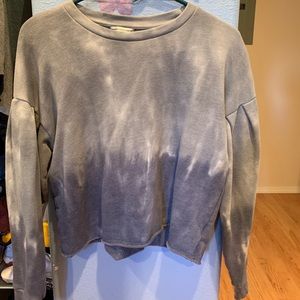 Bell-Sleeve Cropped Sweater